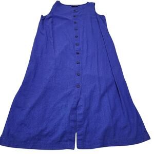 Vintage Blue Midi Dress